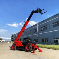 Chariot télescopique diesel 85 kW, 4 tonnes, TR740, hauteur de levage 7000 mm, pour la construction, les fermes et la logistique