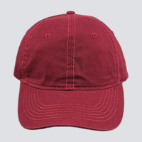 Gorras de Béisbol de Sarga Común de 6 Paneles, Personalizables con Logotipo, Deportivas, para Empresa, Equipo, Boda, Adulto, Sin Estructura, Rojas, Estilo Dad Hat