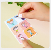 Paquet individuel de motifs de taille personnalisée Autocollants de patch d'arôme rafraîchissant d'huile essentielle
