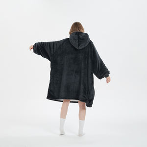 Sudadera de Sherpa de gran tamaño personalizada de fábrica, Sudadera con capucha eléctrica con calefacción personalizada de lana portátil - Product Image 6