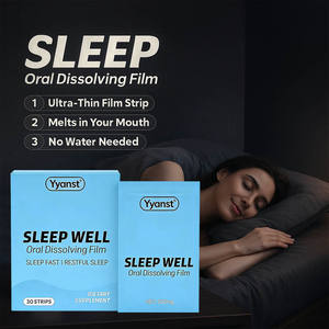 Bandes buccales personnalisées pour adultes à base de mélatonine et L-théanine pour un sommeil rapide et réparateur – Emballage sur mesure – Complément alimentaire - Product Image 5