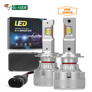 G-VIEW G18w H7 130W 30000lm Xe Dẫn Đèn Pha Bóng Đèn Công Suất Cao Canbus Sẵn Sàng Chống Thấm Nước Đèn Pha Chuyển Đổi Cho Tự Động Xe - Product Image 1
