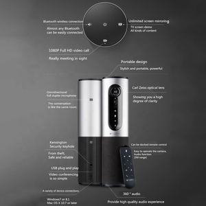 Nouvelle <span class=keywords><strong>caméra</strong></span> de conférence Logitech CC2000E Connect en stock – Webcam de vidéoconférence HD 1080p pour petits groupes avec micro et haut-parleur - Product Image 3