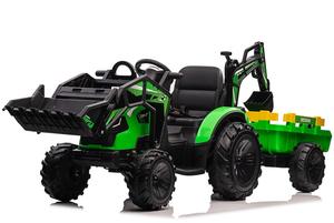 <span class=keywords><strong>Trattore</strong></span> Elettrico per Bambini 24V <span class=keywords><strong>con</strong></span> Caricatore Frontale, Escavatore Posteriore, <span class=keywords><strong>Rimorchio</strong></span> Staccabile e Telecomando 2.4G - Product Image 2