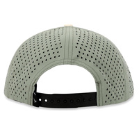 Gorra de Béisbol Personalizada al por Mayor, con Corte Láser, Perforada, de Poliéster Impermeable, con Cierre a Presión y Logotipo Personalizado