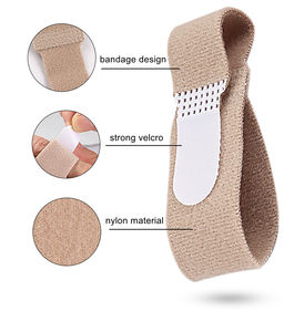 Pemisah jari kaki dapat diatur perban bengkok tumpang tindih korektor JARI KAKI olahraga keselamatan jari mendukung tali pemisah jari kaki - Product Image 3