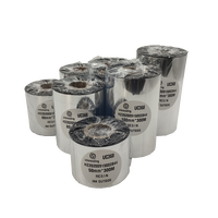 2026 Wax Ribbon Resin Ribbon 110*300m Pita Transfer Termal Berkualitas Tinggi untuk Printer Tsc Zebra