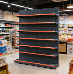Rak Supermarket & Toko Kelontong dari Logam - Rak Berdiri Bebas yang Dapat Disesuaikan dengan Konstruksi Tahan Lama dan Dimensi yang Dapat Dikustomisasi - Product Image 2