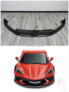 Nouveau kit carrosserie en fibre de carbone de haute qualité pour Corvette C8 : lèvre avant, diffuseur, spoiler, capot – Auto-adhésif pour rénovation/amélioration en carbone - Product Image 1