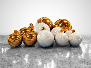 Inflables Publicitarios Gigantes de PVC Rojo y Verde Festivos, Resistentes al Agua, Impresos con UV, de 4-6 pies, Bola de Espejo y Globo de Árbol de Navidad - Product Image 4