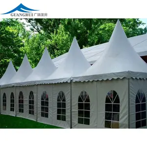 Outdoor Luxury Aluminum Alloy 10x10 Pagoda Tent Manufacturers' Rain Cover Gazebo For Indoor Events And Weddings