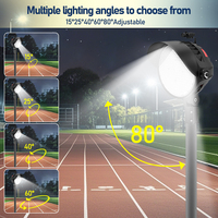 800W-1200W DLC pour l'éclairage de stade en aluminium High Mast LED Light pour l'extérieur IP66 Rating 5-Year Manufacturer Stocked