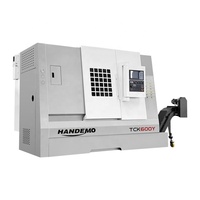 Machine de tournage-fraisage CNC TCK600y de précision, robuste, avec outils motorisés, axe Y et structure de stabilité supérieure