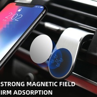 Support de téléphone en métal pour voiture Support de téléphone magnétique universel pour voiture