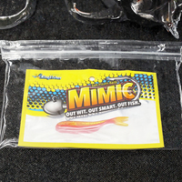 Bolsas de PE Impresas Personalizadas en Oferta, Bolsas con Cierre Hermético de 3 Lados para Empacar Señuelos de Pesca