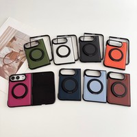 Étui avec support rotatif à 360° pour iPhone 18 Duo, support magnétique pliable en cuir PU, accessoires de téléphone professionnels pour iPhone 18 Duo