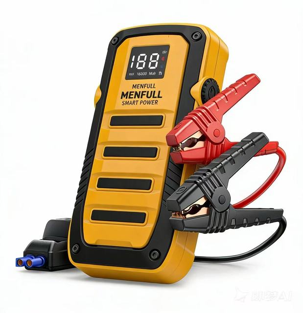 JSQ-20000 Portable Fast Charging Car Booster 3000A 20000mAh 9.0L Gas 8.5L Diesel 12V Car Jump Starter With LED Light PD60W