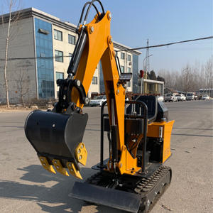 Miniexcavadora de Orugas Pequeña para Comercio Exterior, Máquina de Gancho Pequeña para Uso Doméstico en Interiores, Trituración de Huertos y Excavación Agrícola - Product Image 3