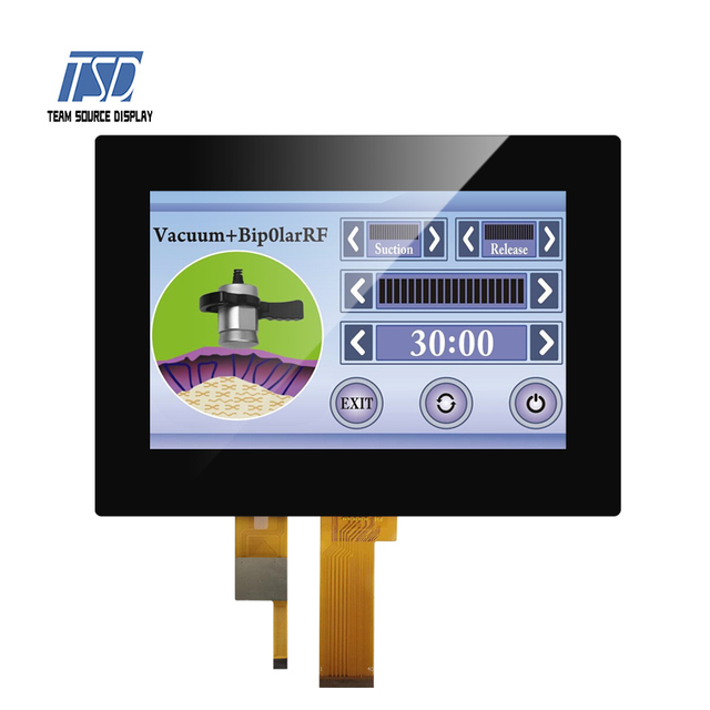 7-Inch Optical Bonded LCD Touch Screen 1024x600 IPS LVDS USB I2C Interface for Medical & Industrial Equipment