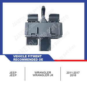 68156217AC ZANETOL 68184803AC 68620476AA สวิตช์กระจกไฟฟ้าสำหรับ JEEP GRAND CHEROKEE 2014-2015 ทนทาน - Product Image 2