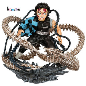 Statuetta Decorativa in PVC di Alta Qualità di <span class=keywords><strong>Tanjiro</strong></span> <span class=keywords><strong>Kamado</strong></span> da Demon Slayer in Posizione di Combattimento, 27,5 cm, Regalo per Appassionati di <span class=keywords><strong>Anime</strong></span> - Product Image 6