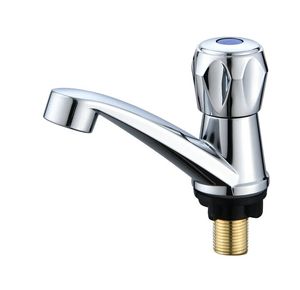 Grifo de baño cromado de una sola manija de ABS, alta calidad, <span class=keywords><strong>precio</strong></span> bajo, diseño contemporáneo, cerámica, medido, un solo orificio, uso al aire libre - Product Image 4