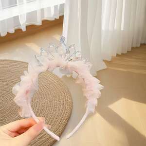 Fancyday <span class=keywords><strong>principessa</strong></span> Super fata corona fascia per ragazze perfetto compleanno foto accessorio <span class=keywords><strong>bambina</strong></span> morsetto per capelli del primo anno - Product Image 4