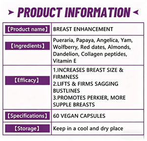 Capsule Vegetali OEM per Tonificazione e Rassodamento del <span class=keywords><strong>Seno</strong></span> |   Integratore Alimentare Quotidiano per la Cura del Corpo Femminile Tonificante per <span class=keywords><strong>il</strong></span> <span class=keywords><strong>Seno</strong></span> e Cura del Corpo - Product Image 5