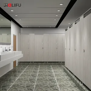 Public Compact HPL Toilet Cubicle Wall Partition Malaysia