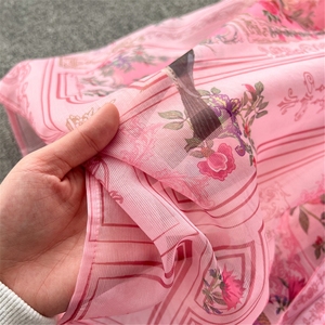 Robe maxi à imprimé tendance ZHEZHE pour femmes mûres, robe de soirée élégante à manches longues <span class=keywords><strong>avec</strong></span> impression numérique pour le printemps - Product Image 6