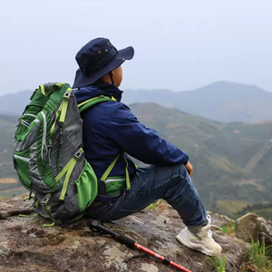 Bastón de Trekking Premium de Tres Secciones, Aleación de Aluminio, Mango en T, con Amortiguador Recto de EVA, Plegable, para Caminar al Aire Libre - Product Image 4