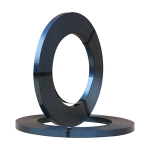 3/4 reggiante in acciaio Q235 0.5*16mm resistenza alla trazione 800-850Mpa verniciato in acciaio nero nastro metallico - Product Image 5