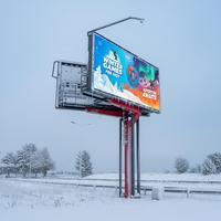 Écran publicitaire LED fixe RAYBO pour extérieur, P10, étanche IP66, écran LED HD, affichage numérique LED pour autoroute