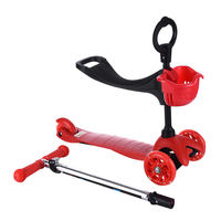 Trottinette à 3 roues pour bébé, avec siège, pour enfants, Scooter, vente en gros, pas cher