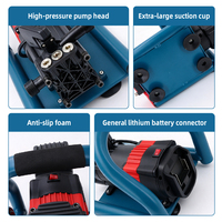 Nettoyeur haute pression sans fil sans balais pour commande en gros, compatible avec la batterie Makita 18V, avec plusieurs buses
