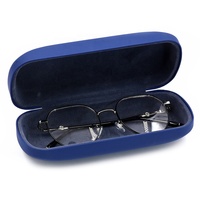 Étui à Lunettes Grande Taille Bestpackaging, Étui à Lunettes de Soleil Rigide en Cuir PU avec Logo Personnalisé Estampé pour Opticiens