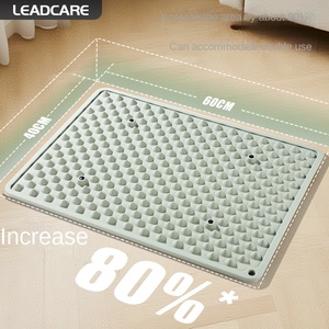 LeadCare Super Jogging suave silicona dedo presión placa pie masaje Mat meridiano dragado masajeador interior correr Pad - Product Image 4