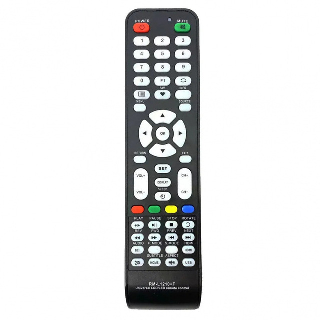 RM-L1210+F Pro RM-L12110+C Universal Television Remote Control Work for  All Brand Television TV Controller