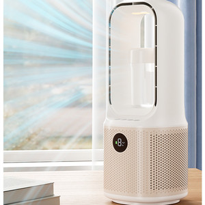 Ventilateur de bureau sans pales <span class=keywords><strong>Feigo</strong></span>, rechargeable, avec fonction de pulvérisation d'air, ventilateur portable avec humidificateur pour la maison et le bureau - Product Image 6