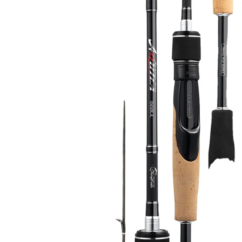 ANYFISH AQUILA UL/L/M/MH 1.83m-2.13m FUJI Reel Seat FUJI A Guide Ring 4 Section Travelling Rod Carbon Spinning Fishing Rods Fish