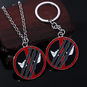 Nuevo llavero de Metal Deadpooled Wolverine mejores <span class=keywords><strong>amigos</strong></span> máscara de media cara llavero de Metal para hombres <span class=keywords><strong>y</strong></span> mujeres - Product Image 5