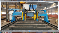 Rectifieuse de plaques d'acier CNC robuste avec commande PLC et système de refroidissement automatique pour moteur et boîte de vitesses