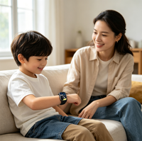 Jam Tangan Pintar Anak S5 GPS Tracker Tahan Air Sehari-hari Tali Silikon Lembut Mode Sekolah Smartwatch Anak untuk Remaja