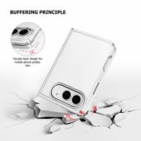 Funda Plegable con Purpurina para iPhone 18 Fold y iPhone 18 Ultra, Marco Elevado, Recortes Precisos, Doble Capa, Delgada y Resistente al Calor