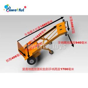 Chariot <span class=keywords><strong>de</strong></span> <span class=keywords><strong>remorque</strong></span> <span class=keywords><strong>de</strong></span> voiture facile à déplacer robuste PVC et camion <span class=keywords><strong>de</strong></span> palette à main <span class=keywords><strong>de</strong></span> bâche pour jouet modèle rouge <span class=keywords><strong>de</strong></span> mouvement <span class=keywords><strong>de</strong></span> produit gonflable - Product Image 3