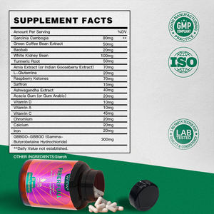 Compléments de contrôle du poids bien conçus Vitamines et grains de café vert Perte de poids Satiété Capsules amincissantes Suppression de l'appétit - Product Image 2