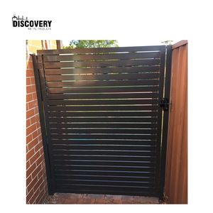 Puerta moderna de aluminio directa de fábrica precio competitivo <span class=keywords><strong>portillon</strong></span> aluminio OEM ODM puertas de patio de metal - Product Image 3