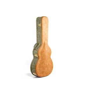 Custom Ga Barrel Guitar Case Folk/classical 39/41 Inch High Quality Leather Guitar Case