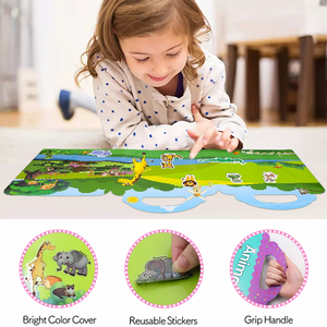 YALONG YLWG10129 personalizado extraíble duradero suave regalos educativos pegatinas estáticas juguete niños libros de pegatinas reutilizables - Product Image 3