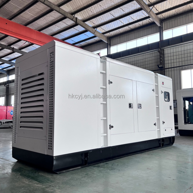 Hot Selling Three Phase Four Cylinder Silent Type Diesel Generator with Auto Start Open Frame ATS and Low Fuel Consumption